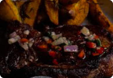 Ojo de bife al chimichurri